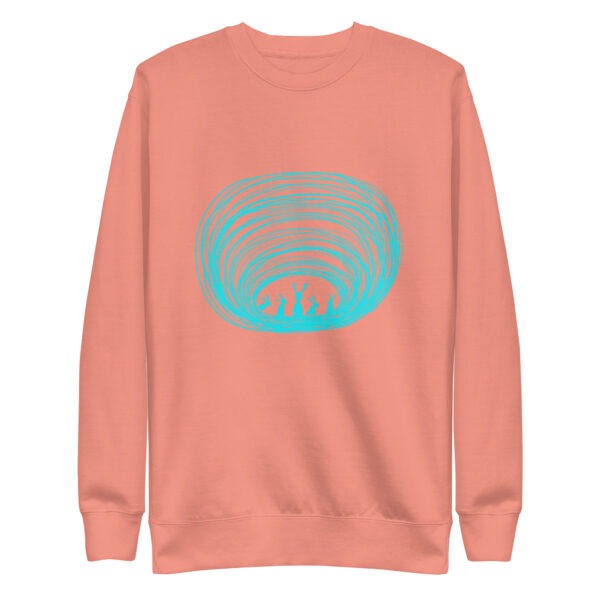 Burrow Buddies Pullover Sweatshirt – Cozy Comfort with a Whimsical Touch Turquoise Print - Image 17