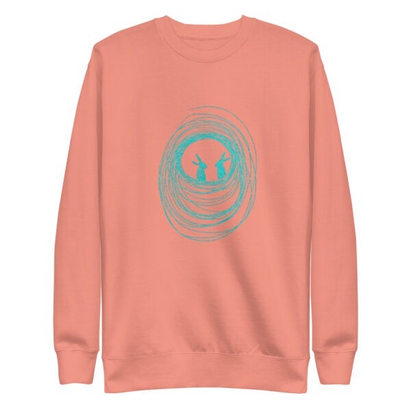 Into The Burrow Pullover Sweatshirt Turquoise Print - Image 10