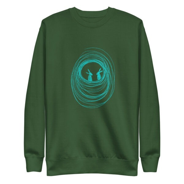 Into The Burrow Pullover Sweatshirt Turquoise Print - Image 8