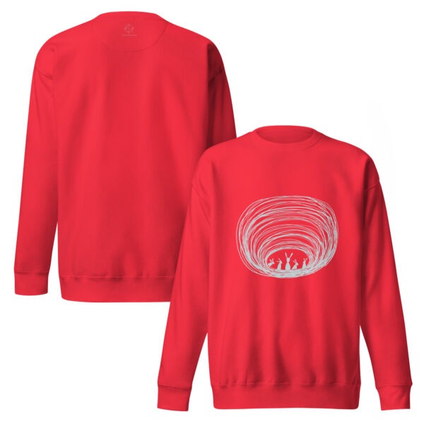 Burrow Buddies Pullover Sweatshirt – Cozy Comfort with a Whimsical Touch Grey Print - Image 9