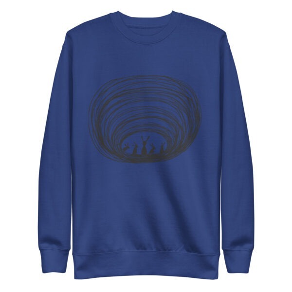 Burrow Buddies Pullover Sweatshirt – Cozy Comfort with a Whimsical Touch Black Print - Image 5