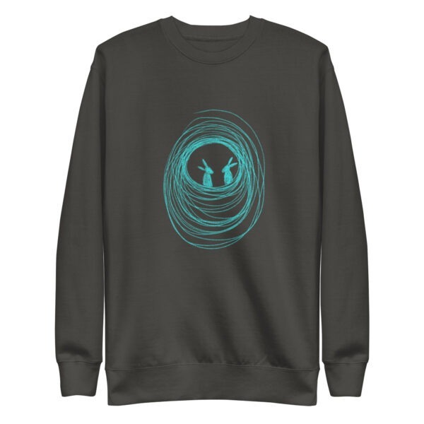 Into The Burrow Pullover Sweatshirt Turquoise Print - Image 7