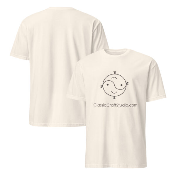 Classic Craft Studio Logo T-Shirt – Simple. Classic. Essential. Short-Sleeve Unisex T-Shirt - Image 15