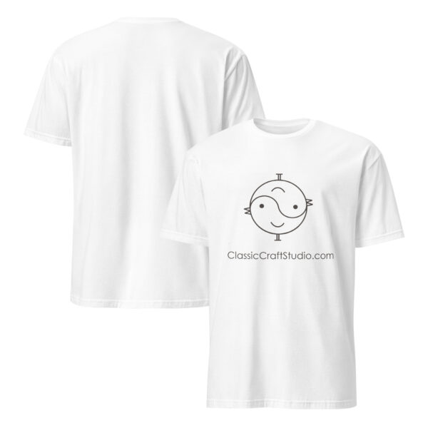 Classic Craft Studio Logo T-Shirt – Simple. Classic. Essential. Short-Sleeve Unisex T-Shirt - Image 16