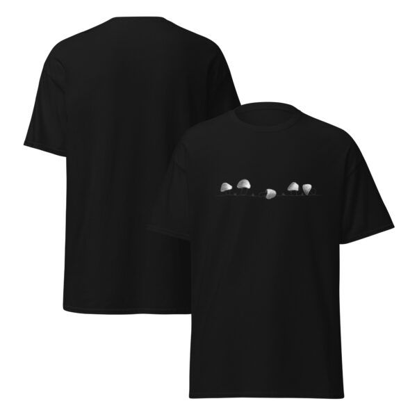 Row of Hand-Drawn Mushrooms T-Shirt – Nature Meets Style Unisex classic tee - Image 4
