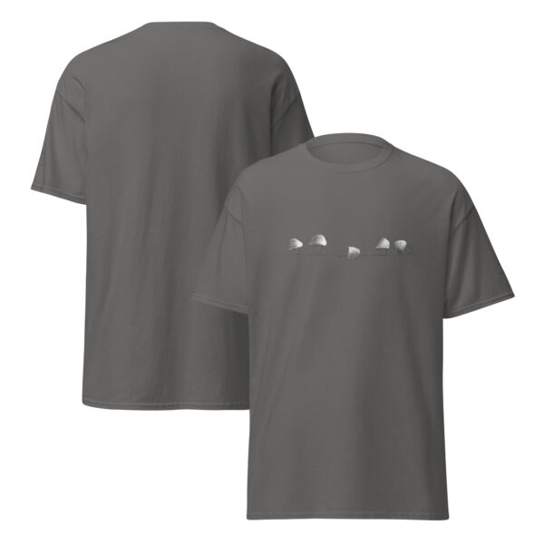 Row of Hand-Drawn Mushrooms T-Shirt – Nature Meets Style Unisex classic tee - Image 6