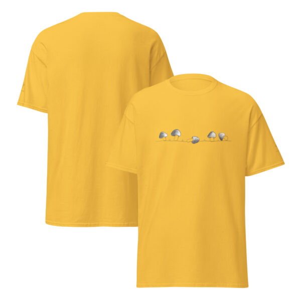 Row of Hand-Drawn Mushrooms T-Shirt – Nature Meets Style Unisex classic tee - Image 13
