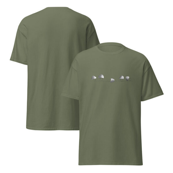 Row of Hand-Drawn Mushrooms T-Shirt – Nature Meets Style Unisex classic tee - Image 7