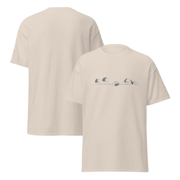 Row of Hand-Drawn Mushrooms T-Shirt – Nature Meets Style Unisex classic tee - Image 15