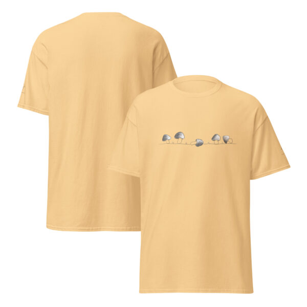 Row of Hand-Drawn Mushrooms T-Shirt – Nature Meets Style Unisex classic tee - Image 16